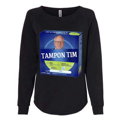 Tampontim Tampon Tim Funny Kamalas Vice President Tim Walz Womens California Wash Sweatshirt