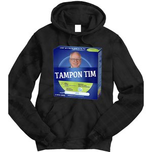 Tampontim Tampon Tim Funny Kamalas Vice President Tim Walz Tie Dye Hoodie