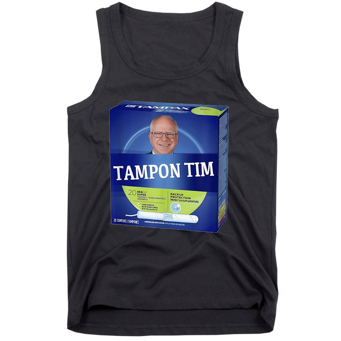 Tampontim Tampon Tim Funny Kamalas Vice President Tim Walz Tank Top