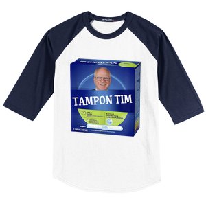 Tampontim Tampon Tim Funny Kamalas Vice President Tim Walz Baseball Sleeve Shirt