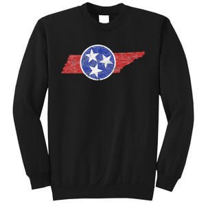 Tn Tennessee The Volunteer Mountain 3 Stars State Sweatshirt