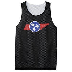 Tn Tennessee The Volunteer Mountain 3 Stars State Mesh Reversible Basketball Jersey Tank