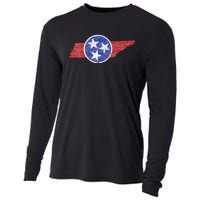 Tn Tennessee The Volunteer Mountain 3 Stars State Cooling Performance Long Sleeve Crew