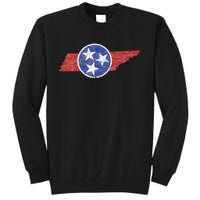 Tn Tennessee The Volunteer Mountain 3 Stars State Tall Sweatshirt