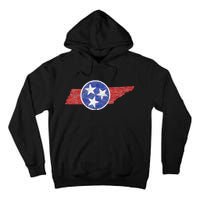 Tn Tennessee The Volunteer Mountain 3 Stars State Tall Hoodie