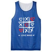 Tic Tac Toe Love Wins Love Always Wins Valentines Love Day Gift Mesh Reversible Basketball Jersey Tank