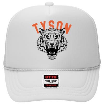 Tyson Tiger High Crown Mesh Back Trucker Hat