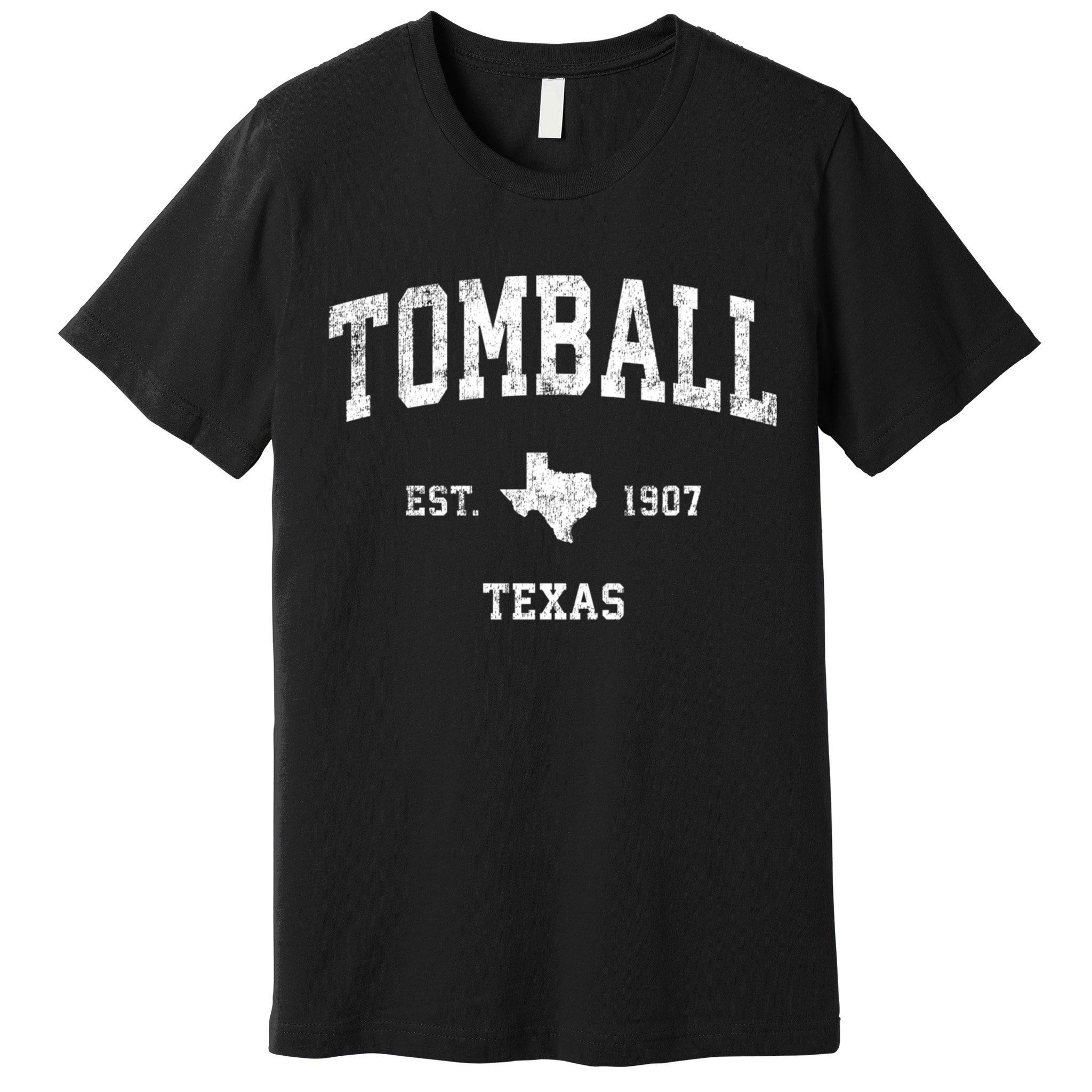 Tomball Texas Tx Vintage Established Sports Design Premium T-Shirt