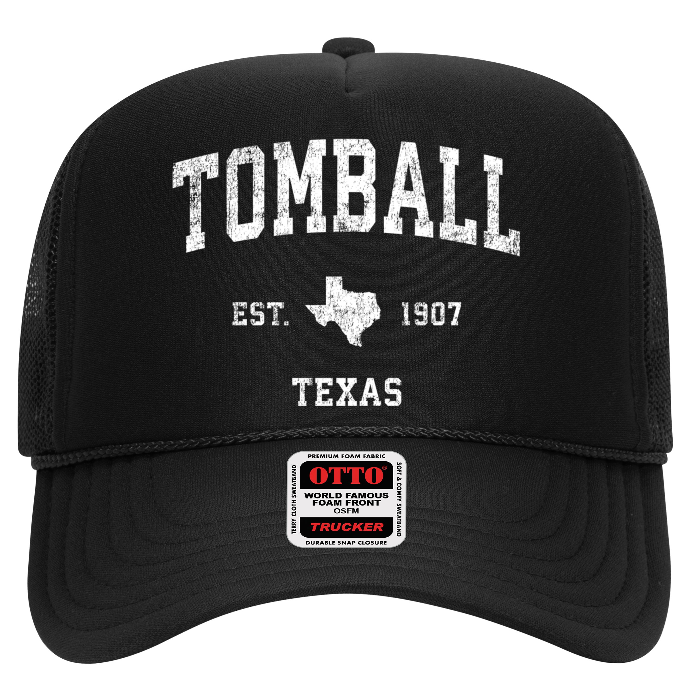 Tomball Texas Tx Vintage Established Sports Design Hat