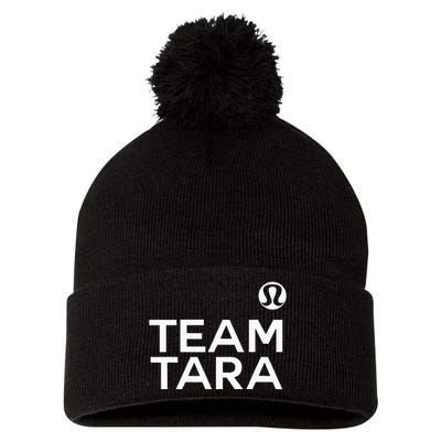 Team Tara Pom Pom 12in Knit Beanie