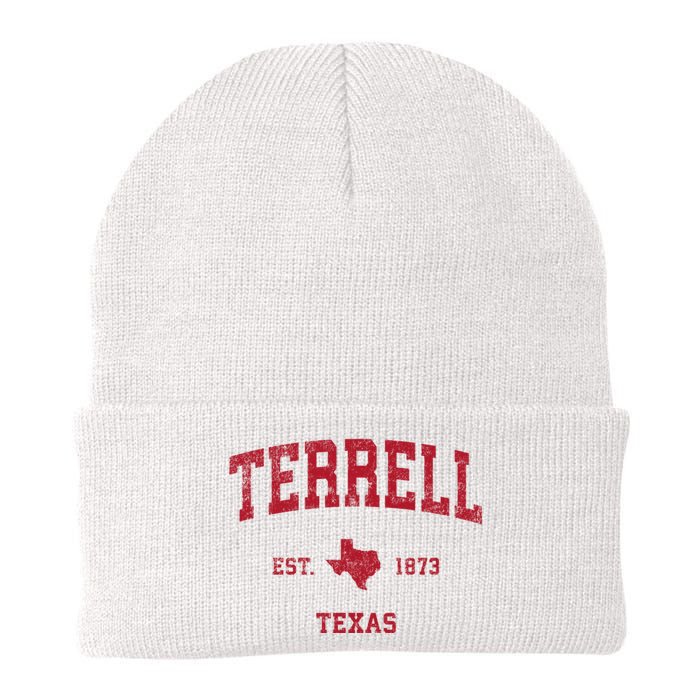 Terrell Texas Tx Vintage Sports Knit Cap Winter Beanie