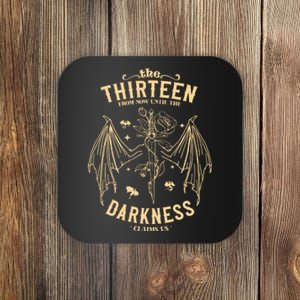 The Thirteen Throne Of Glass From Now Until The Darkness Claims Us Coaster