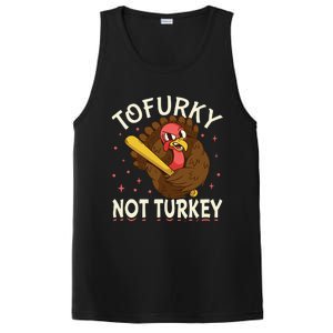 Tofurky Thanksgiving Turkey Funny Design Gift PosiCharge Competitor Tank