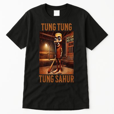 Tung Tung Tung Sahur Italian Brainrot Meme Tall T-Shirt