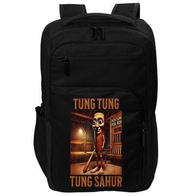 Tung Tung Tung Sahur Italian Brainrot Meme Impact Tech Backpack