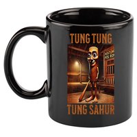 Tung Tung Tung Sahur Italian Brainrot Meme 11oz C Handle Ceramic Mug
