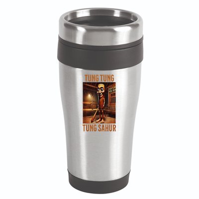 Tung Tung Tung Sahur Italian Brainrot Meme 16oz Travel Tumbler