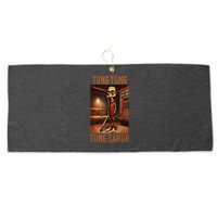 Tung Tung Tung Sahur Italian Brainrot Meme Large Microfiber Waffle Golf Towel
