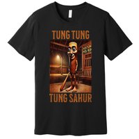 Tung Tung Tung Sahur Italian Brainrot Meme Premium T-Shirt