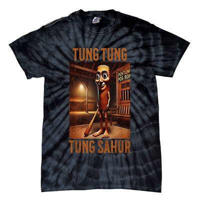 Tung Tung Tung Sahur Italian Brainrot Meme Tie-Dye T-Shirt
