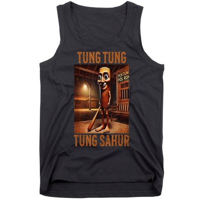 Tung Tung Tung Sahur Italian Brainrot Meme Tank Top