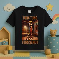 Tung Tung Tung Sahur Italian Brainrot Meme Toddler T-Shirt