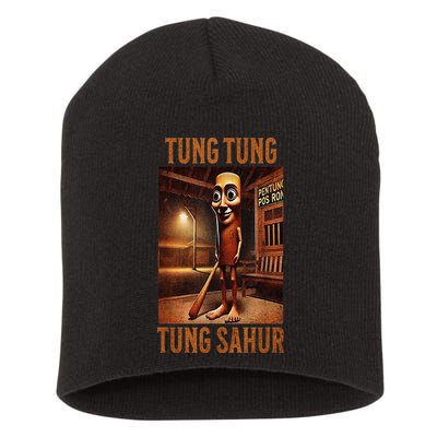 Tung Tung Tung Sahur Italian Brainrot Meme Short Acrylic Beanie