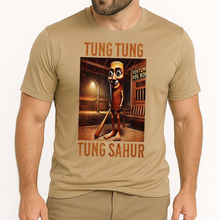 Tung Tung Tung Sahur Italian Brainrot Meme Performance Shirt
