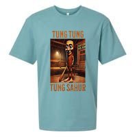Tung Tung Tung Sahur Italian Brainrot Meme Sueded Cloud Jersey T-Shirt