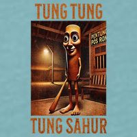 Tung Tung Tung Sahur Italian Brainrot Meme Sueded Cloud Jersey T-Shirt