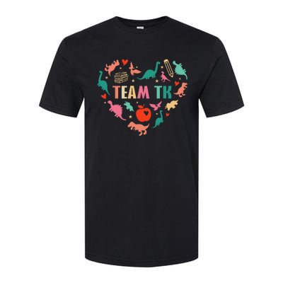 Tk Team Tk Teacher Student Heart Dinosaur Softstyle® CVC T-Shirt