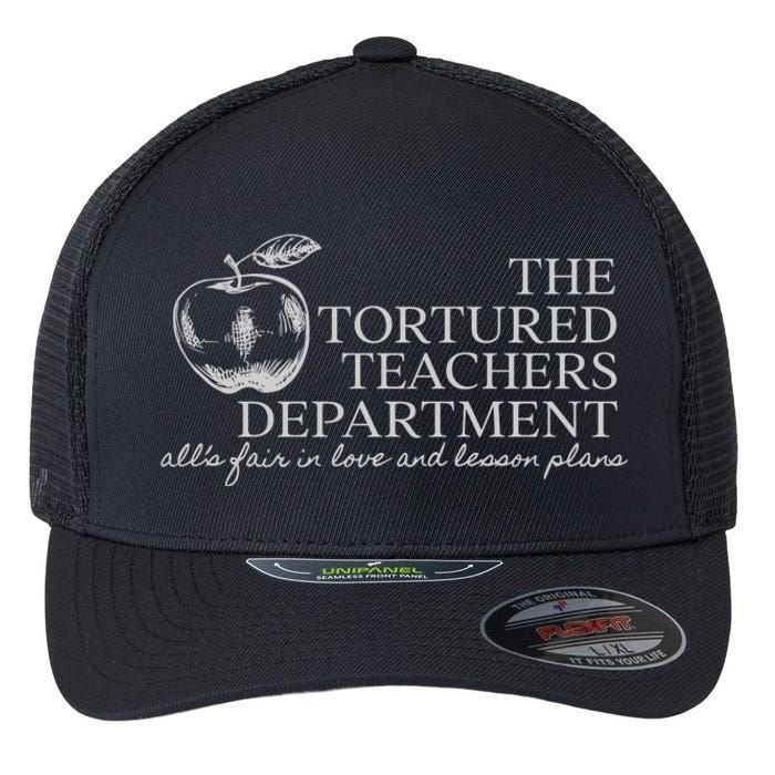 The Tortured Teachers Department Alls Fair In Love Flexfit Unipanel Trucker Cap