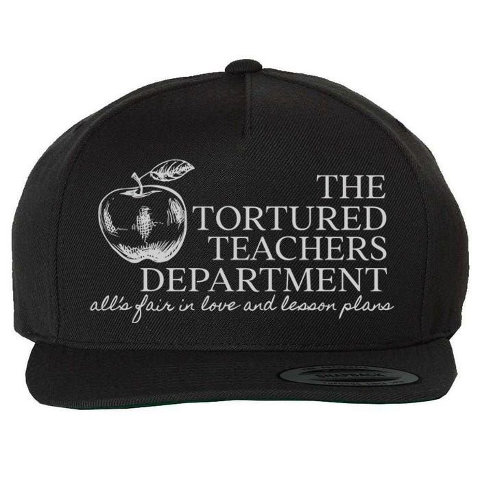 The Tortured Teachers Department Alls Fair In Love Wool Snapback Cap