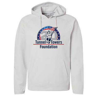 Tunnel To Towers F Oundation American Flag Performance Fleece Hoodie