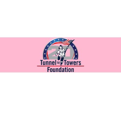 Tunnel To Towers F Oundation American Flag Bumper Sticker