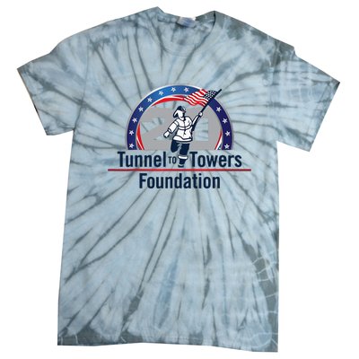 Tunnel To Towers F Oundation American Flag Tie-Dye T-Shirt