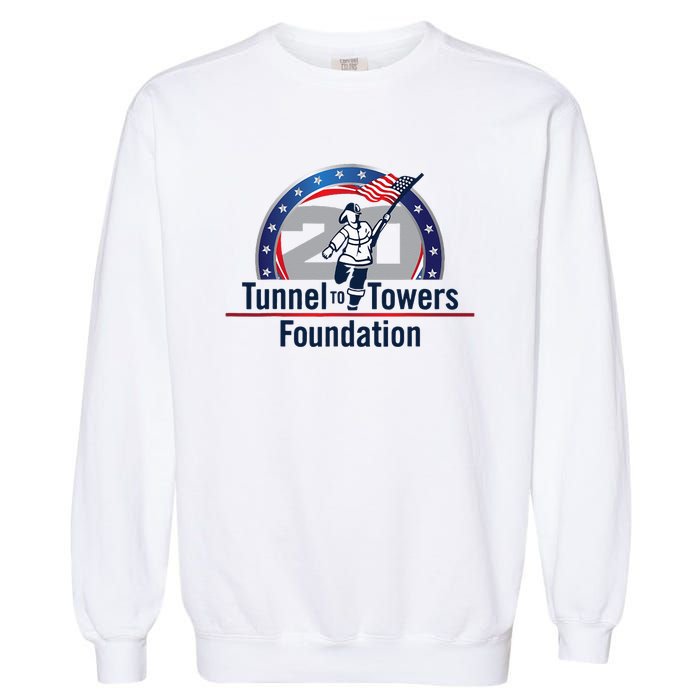 Tunnel To Towers F Oundation American Flag Garment-Dyed Sweatshirt