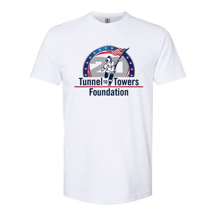 Tunnel To Towers F Oundation American Flag Softstyle® CVC T-Shirt