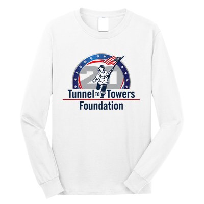 Tunnel To Towers F Oundation American Flag Long Sleeve Shirt