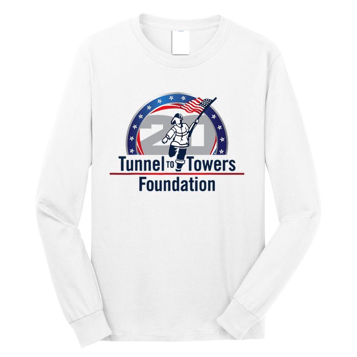 Tunnel To Towers F Oundation American Flag Long Sleeve Shirt