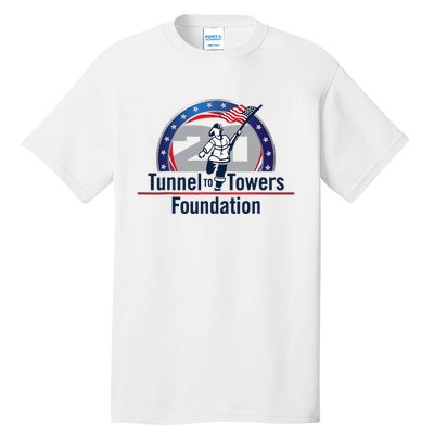 Tunnel To Towers F Oundation American Flag Tall T-Shirt