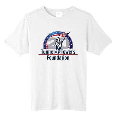 Tunnel To Towers F Oundation American Flag Tall Fusion ChromaSoft Performance T-Shirt