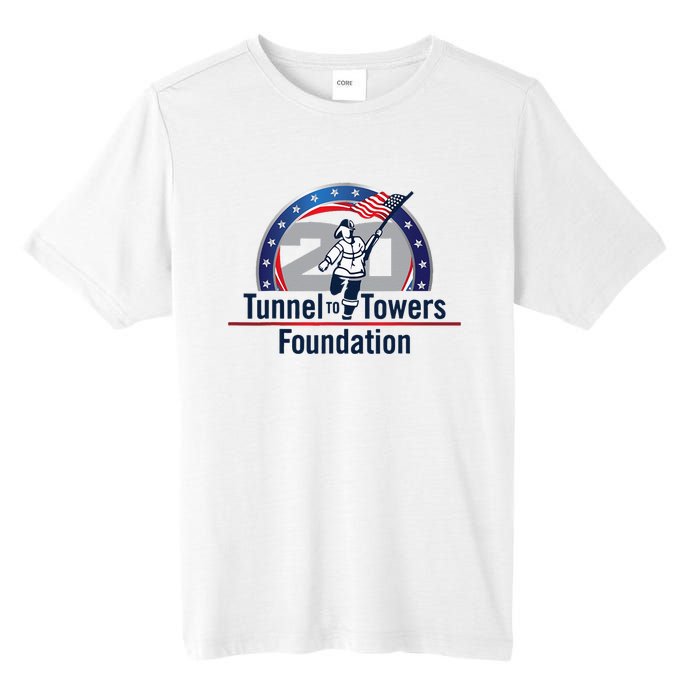 Tunnel To Towers F Oundation American Flag Tall Fusion ChromaSoft Performance T-Shirt