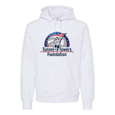 Tunnel To Towers F Oundation American Flag Premium Hoodie