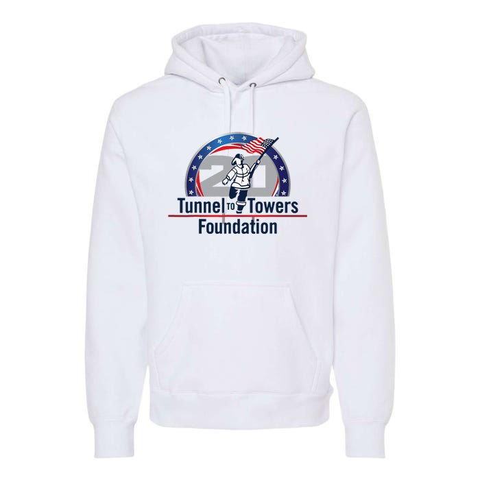 Tunnel To Towers F Oundation American Flag Premium Hoodie