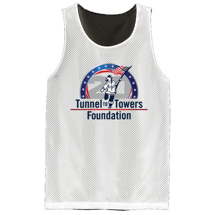 Tunnel To Towers F Oundation American Flag Mesh Reversible Basketball Jersey Tank