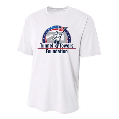 Tunnel To Towers F Oundation American Flag Performance Sprint T-Shirt