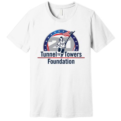 Tunnel To Towers F Oundation American Flag Premium T-Shirt