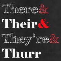 There Their Theyre Thurr Grammar Police 7 Panel Mesh Trucker Snapback Hat