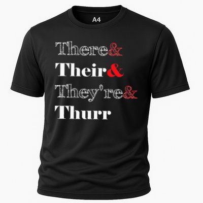 There Their Theyre Thurr Grammar Police Performance Shirt